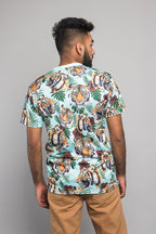 3D Savage Tiger Print T-Shirt