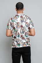 3D Savage Tiger Print T-Shirt