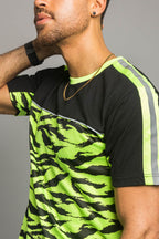 Reflective Tiger Striped T-Shirt