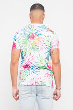 Reflective Neon Floral T-Shirt