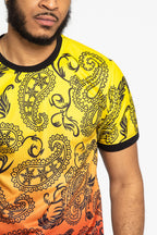 Paisley Gradient Ombre T-Shirt