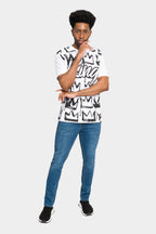 Rhinestone Studded Crowned King T-Shirt