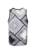 Men's Diagonal Bandana Mix Tank Top