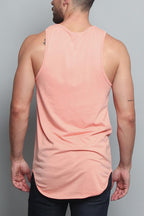Basic Long Length Curved Hem Tank Top (New 2018 Colorways)