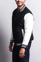 Men's Essential Letterman Varsity Jacket