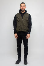 Utility Buckled Pocket Vest