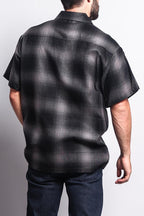Western Casual Plaid Short Sleeve Button Up Shirt