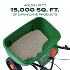 Turf Builder EdgeGuard DLX Broadcast Spreader 15,000 sq. ft.