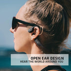 AfterShokz Aeropex Open-Ear Wireless Bone Conduction Headphones with Sport Belt Cosmic Black 2.3