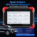 Bidirectional Scan Tool: 2024 Newest Automotive Scanner Diagnostic Tool with ECU Coding Active Tests All System Scan 36+ Resets Crankshaft Relearn Android 10 3-Year Updates