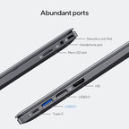 15.6-inch Windows 11 Laptop, 16GB RAM, 512GB SSD, FHD IPS Display Laptop Computer, Intel N5095 Quad Core, 2.4/5G WiFi, BT4.2 Backlit and Fingerprint, Lightweight and Portable