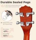 String Banjo 26 Inch MINI Travel Banjo Banjo Beginner Kit with Remo Head Open Back & Closed Solid Back with beginner Kit Comfortable Carrying Bag