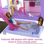 Barbie 60th Anniversary DreamHouse Playset with 2 Dolls, Car & 100+ Accessories