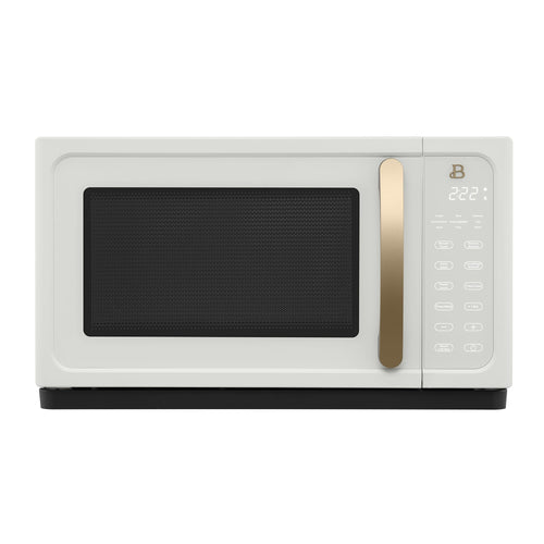 Beautiful 1.1 Cu ft 1000W Sensor Microwave Oven, White Icing - Kitchen Appliance