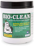 Bio-Clean Natural Drain Cleaner 2lb - Enzyme-Based, Eco-Friendly, 100 Treatments, Safe for Septic Tanks & Grease Traps