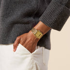 Casio AQ230 Analog Digital Watch - Gold