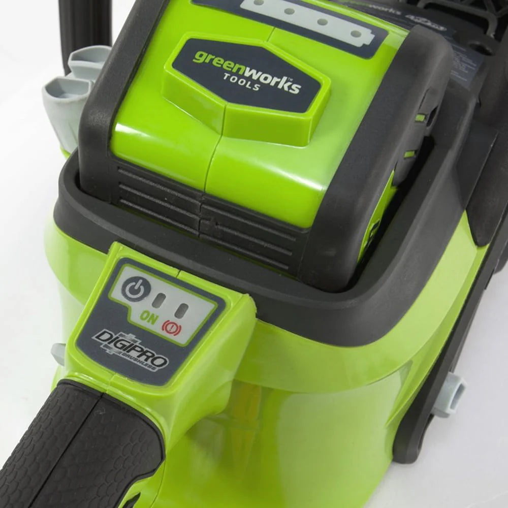 Greenworks 40V 16" Cordless Brushless Chainsaw with 4.0 Ah Battery and Charger, 20312