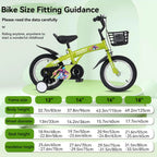 Baprem 18" Girls Bike for 5-9 Years Old Kids, Cute Kids Bike with Training Wheels, Steel Frame Sporty Children Bicycle, Pink