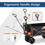 Heavy Duty 350 lb Capacity Foldable Wagon with Large Wheels