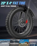 Dual Motor Electric Bike Q20PRO 2000W 52V 40Ah