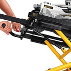 Miter Saw Stand With Wheels (DWX726) Yellow