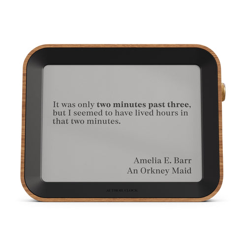 Author Clock - Large