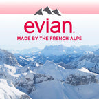 Evian Natural Spring Water 1L Bottles, 12 Pack - Pure Hydration