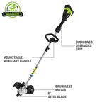 Greenworks 40V Brushless Edger 8", 4.0Ah Battery & Charger Included, Lightweight & Quiet