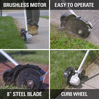 Greenworks 40V Brushless Edger 8", 4.0Ah Battery & Charger Included, Lightweight & Quiet