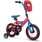 Huffy Marvel Spider-Man 12" Boys' Bike with Training Wheels, EZ Build, Steel Frame, Ages 3-5