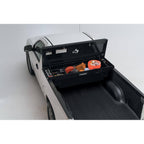 Husky Low Profile Black Aluminum Truck Tool Box for Mid-Size Trucks