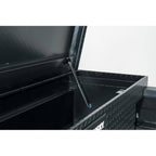 Husky Low Profile Black Aluminum Truck Tool Box for Mid-Size Trucks