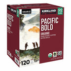 Kirkland Signature Organic Pacific Bold Dark Roast Coffee K-Cup Pods, 120-Count