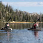 Lifetime Tamarack Angler 100 Fishing Kayak 10ft 2-Pack with Paddles - UV-Protected HDPE, Adjustable Seat, Rod Holders, Tan