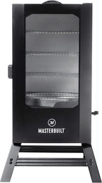 Masterbuilt 40" Digital Electric Smoker with Window & Legs, 4 Racks, Black