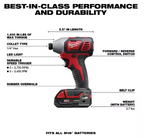 Milwaukee M18 18V Lithium-Ion Cordless 10-Tool Combo Kit with Batteries and Charger