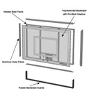 Mini Pro Xtreme Indoor Wall Mounted Basketball Hoop - Polycarbonate Backboard, Steel Frame, Sports Equipment