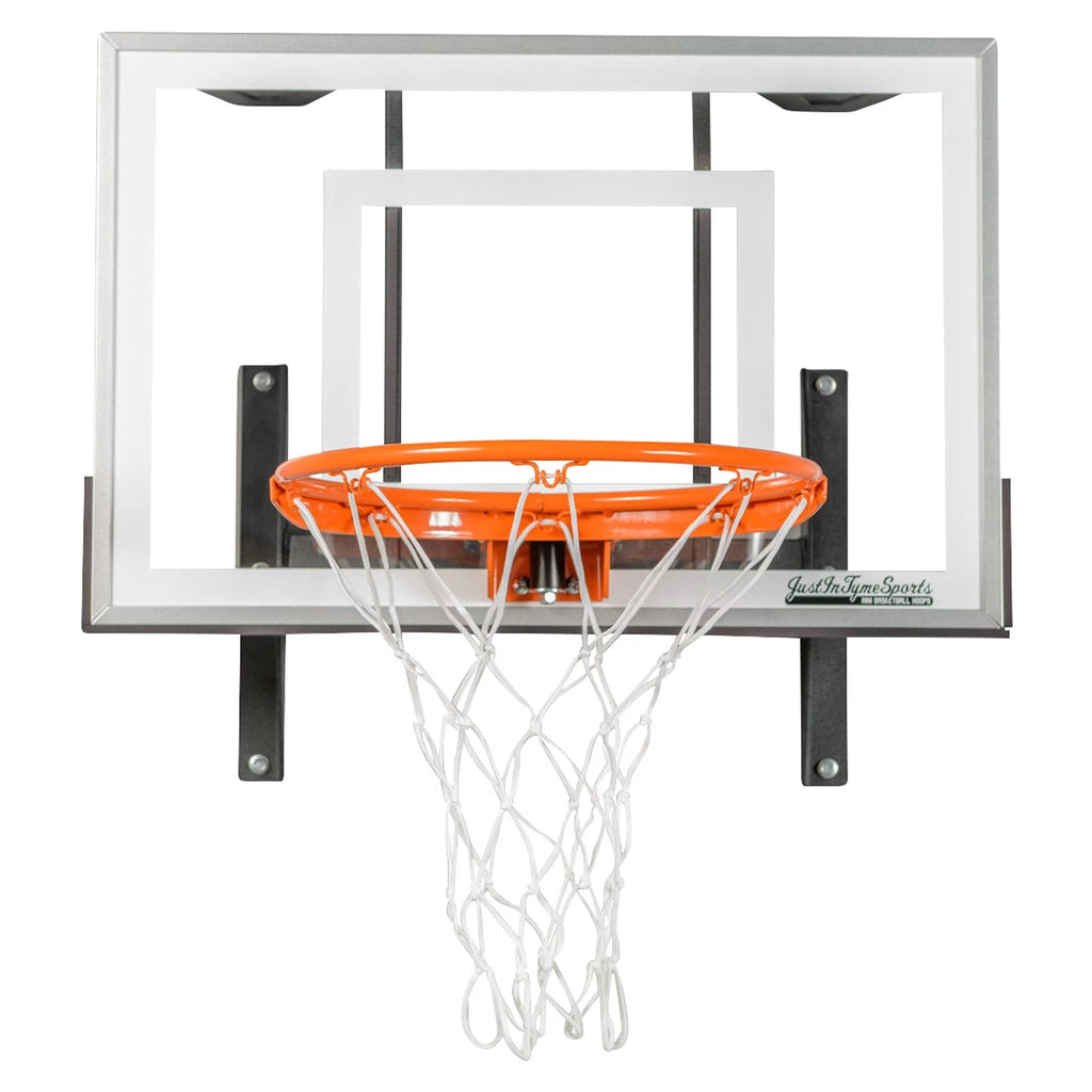 Mini Pro Xtreme Indoor Wall Mounted Basketball Hoop - Polycarbonate Backboard, Steel Frame, Sports Equipment