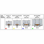 Mini Pro Xtreme Indoor Wall Mounted Basketball Hoop - Polycarbonate Backboard, Steel Frame, Sports Equipment