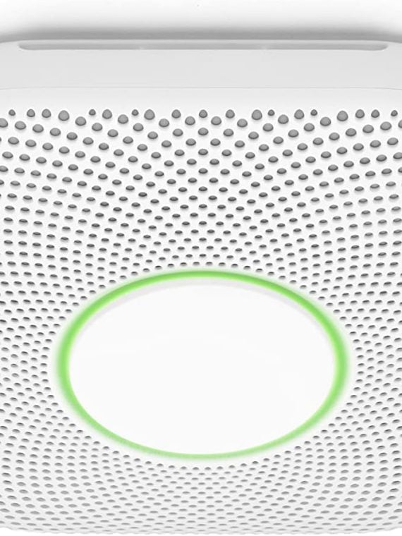 Nest Protect Battery Operated Smoke and Carbon Monoxide Detector, White