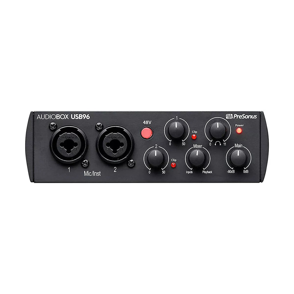 PreSonus AudioBox Studio Ultimate Bundle 25th Anniversary Edition with USB Interface, Studio Monitors, Headphones, Microphone & Software