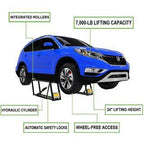 QuickJack 7000TL Portable Car Lift for Trucks & SUVs, 7000 lbs Capacity, 27" Lift Height, Automatic Safety Locks