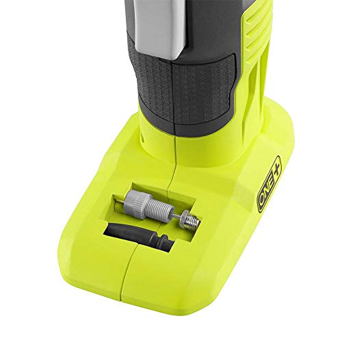 RYOBI ONE+ Cordless Air Inflator with Digital Gauge, 18V Lithium-Ion Battery, Portable Tire Pump