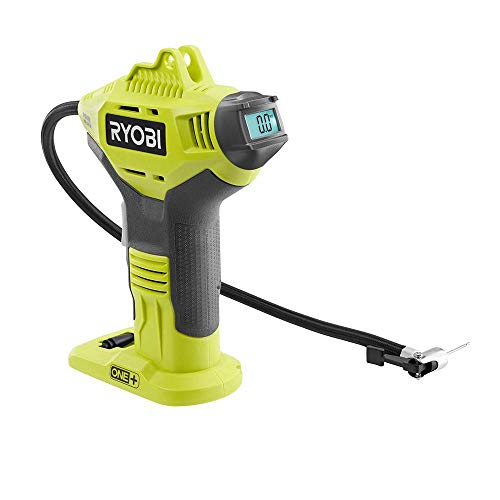 RYOBI ONE+ Cordless High Pressure Inflator with Digital Gauge & Battery