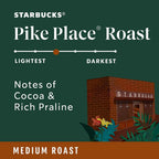 Starbucks Pike Place Roast Medium Coffee K-Cups, 96-Count, 100% Arabica, Keurig Compatible