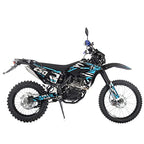 X-PRO Templar X 250cc Dirt Bike, Zongshen Engine, 6-Speed, LED Lights, 21"/18" Alloy Wheels, 9L Tank, Off-Road Motorcycle