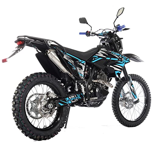 X-PRO Templar X 250cc Dirt Bike, Zongshen Engine, 6-Speed, LED Lights, 21"/18" Alloy Wheels, 9L Tank, Off-Road Motorcycle