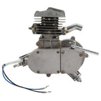 Zimtown 80cc 2-Stroke Engine Bike Motor Kit for 26" Bicycles, Silver White