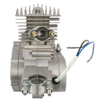 Zimtown 80cc 2-Stroke Engine Bike Motor Kit for 26" Bicycles, Silver White